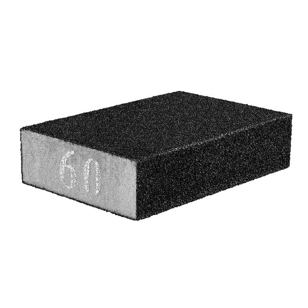 Губка наждачная GRAPHITE K60, 70 x 25 x 100 мм, фото  | SNABZHENIE.com.ua