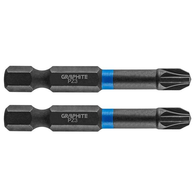 Биты ударные GRAPHITE PZ3, 50 мм, 2 шт. (56H523), фото  | SNABZHENIE.com.ua