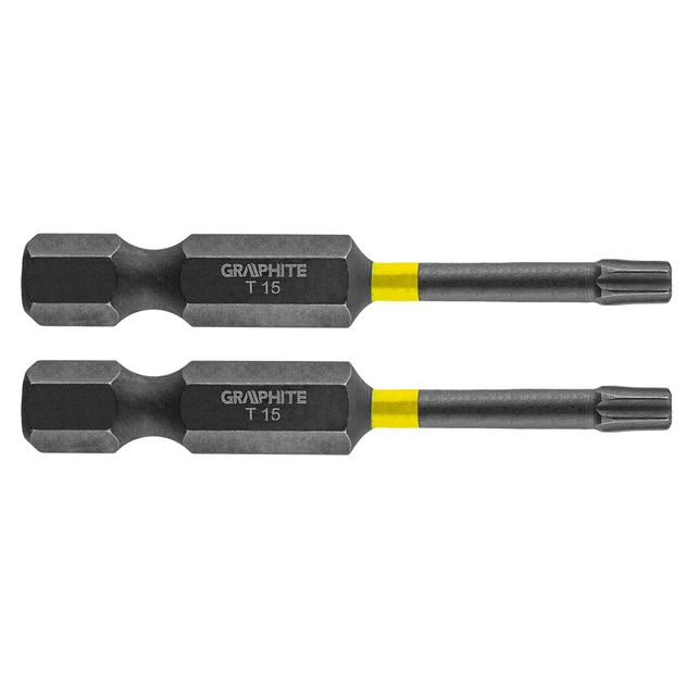 Біти ударні TX15 x 50 мм, 2 шт. GRAPHITE, фото  | SNABZHENIE.com.ua
