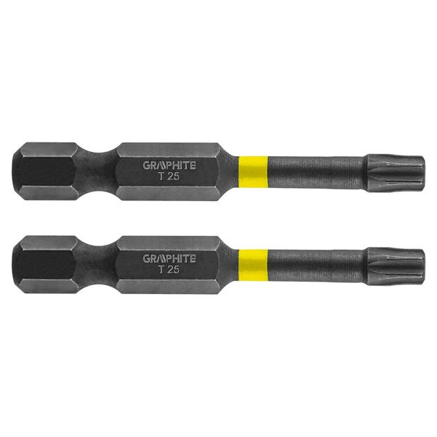 Біти ударні TX25 x 50 мм, 2 шт. GRAPHITE, фото  | SNABZHENIE.com.ua