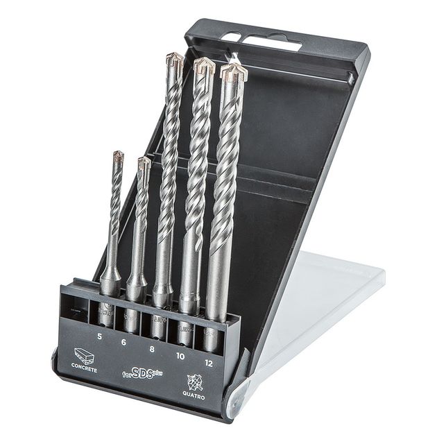 Набор сверл по бетону SDS Plus, 5 шт. GRAPHITE (57H572), фото  | SNABZHENIE.com.ua