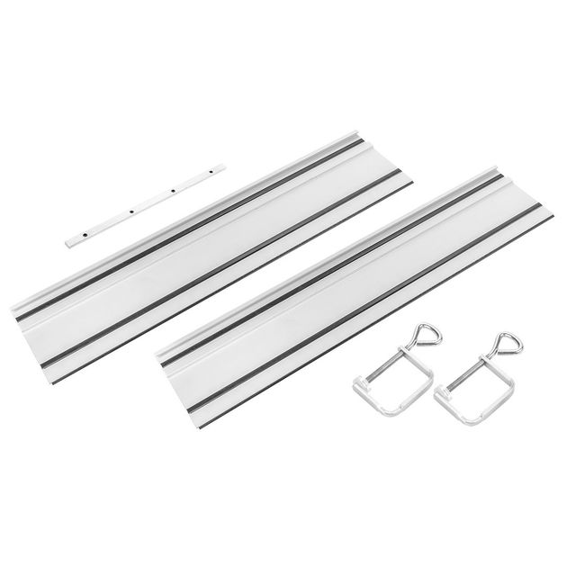 Направляющие шины 2 x 700 мм с соединителем и 2 зажимами GRAPHITE, фото  | SNABZHENIE.com.ua