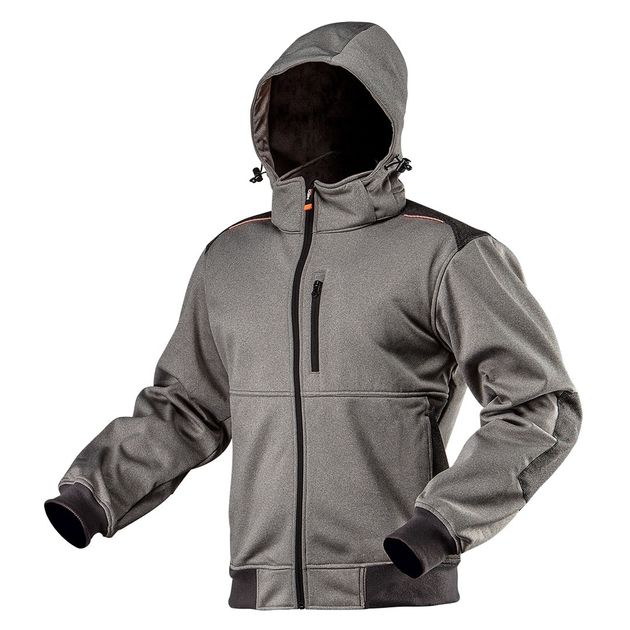 Блуза softshell з капюшоном, що відстібається - посилена; розмір XXXL NEO, фото  | SNABZHENIE.com.ua