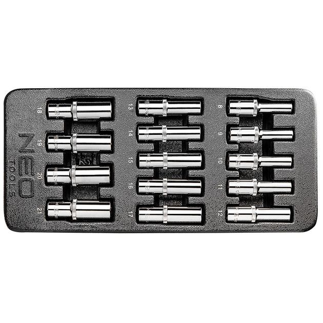 Сменные длинные головки 1/2", 8-21 мм, 8 шт NEO (84-243), фото  | SNABZHENIE.com.ua