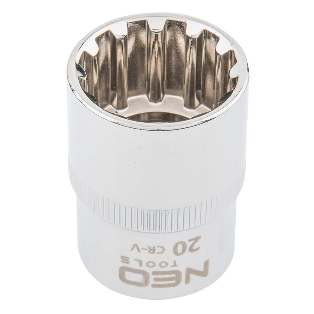 Головка змінна Spline 1/2" 20 мм NEO, фото  | SNABZHENIE.com.ua