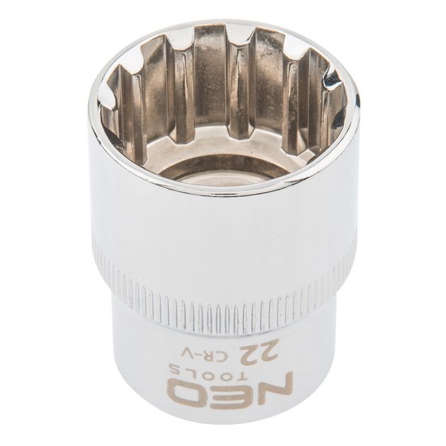 Головка Spline 1/2", 22 мм NEO (08-594), фото  | SNABZHENIE.com.ua