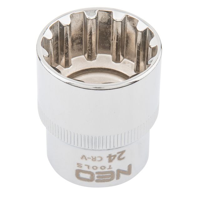 Сменная головка Spline 1/2", 24 мм NEO (08-596), фото  | SNABZHENIE.com.ua