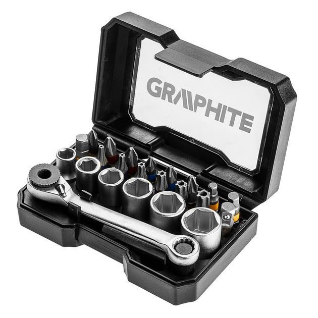 Набор наконечников для отвертки GRAPHITE, 24 шт. (56H610), фото  | SNABZHENIE.com.ua