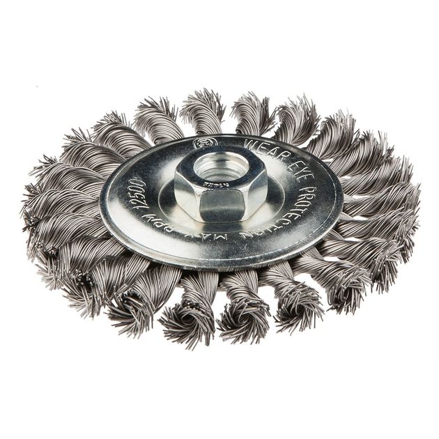 Щетка дисковая проволочная 115 мм x M14, INOX GRAPHITE (57H596), фото  | SNABZHENIE.com.ua