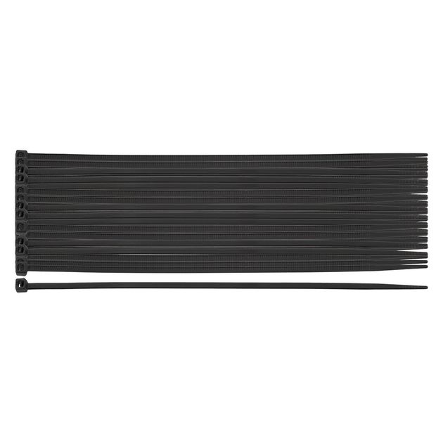 Кабельные стяжки EXTREME 2,5×100 мм черные, 100 шт., фото  | SNABZHENIE.com.ua