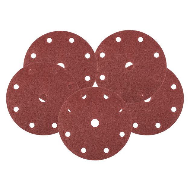 Шлифовальные круги 150 мм, P60, 5 шт, 9 отверстий для 04-721, 08-991, фото  | SNABZHENIE.com.ua