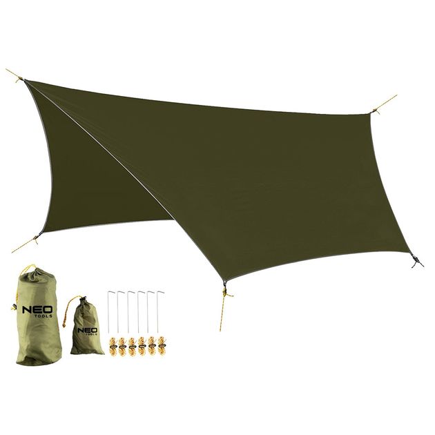 Водонепроницаемый брезент 360x290 см 210T PU3000 63-180, фото  | SNABZHENIE.com.ua
