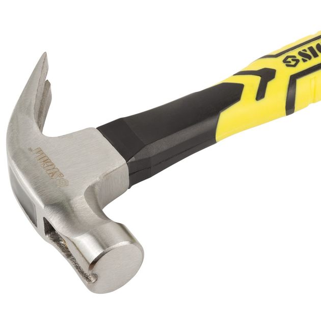 Молоток-гвоздодер 225г с фиберглассовой ручкой SIGMA, фото , изображение 4 | SNABZHENIE.com.ua