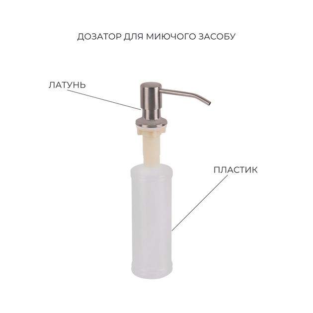 Комплект Lidz H7843: Мойка с двумя чашами и дозатором, корзина K01G, фото , изображение 6 | SNABZHENIE.com.ua Комплект Lidz H7843: Мойка с двумя чашами и дозатором, корзина K01G, фото , изображение 6 | SNABZHENIE.com.ua
