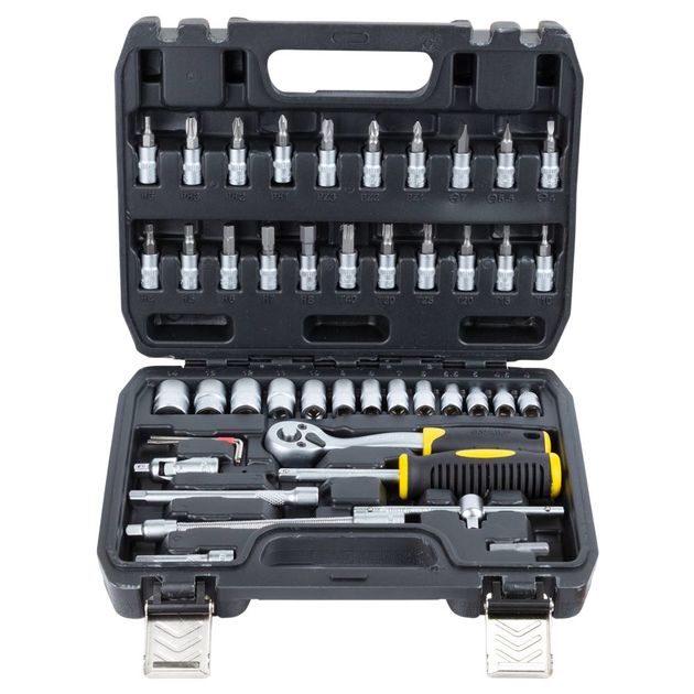 Набор бит и насадок 1/4" 46 шт CrV mid SIGMA (6003511), фото , изображение 2 | SNABZHENIE.com.ua