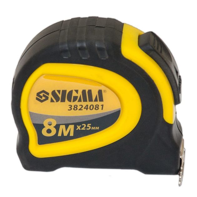 Рулетка магнитная 8м×25мм с автостопом SIGMA (3824081), фото , изображение 3 | SNABZHENIE.com.ua Рулетка магнитная 8м×25мм с автостопом SIGMA (3824081), фото , изображение 3 | SNABZHENIE.com.ua