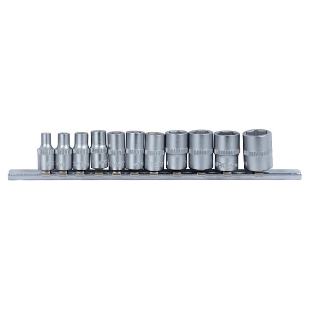 Набор насадок шестигранных 1/4" 11шт CrV на планке SIGMA, фото  | SNABZHENIE.com.ua
