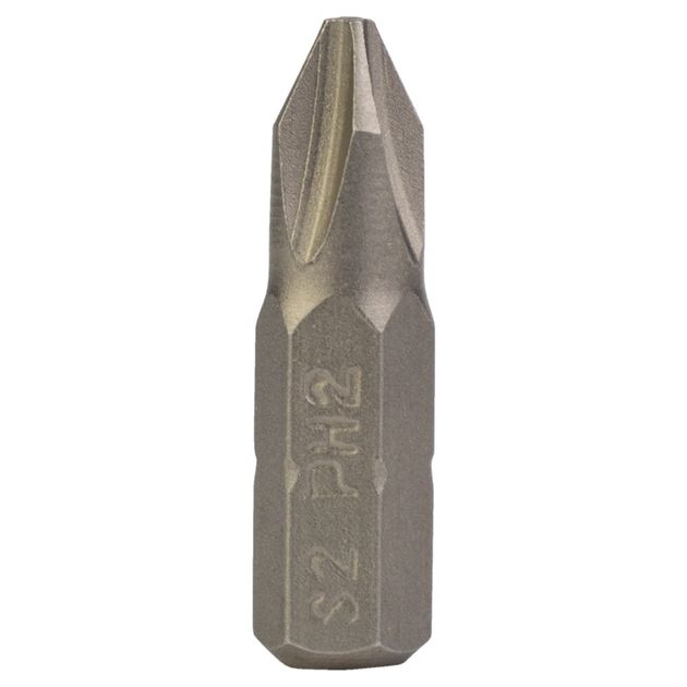 Набор бит PН2 25мм 1/4" 100шт S2 SIGMA (банка), фото  | SNABZHENIE.com.ua