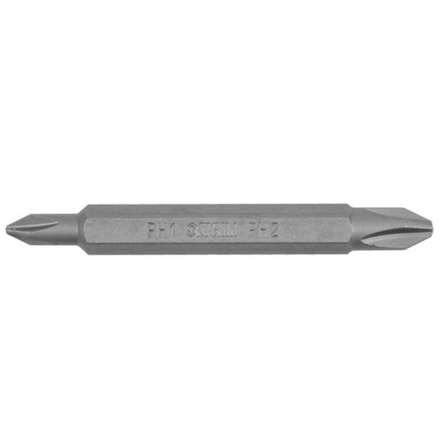 Набор бит двухсторонних PH1-PH2 65мм 1/4 10шт S2 Chrome SIGMA, фото  | SNABZHENIE.com.ua