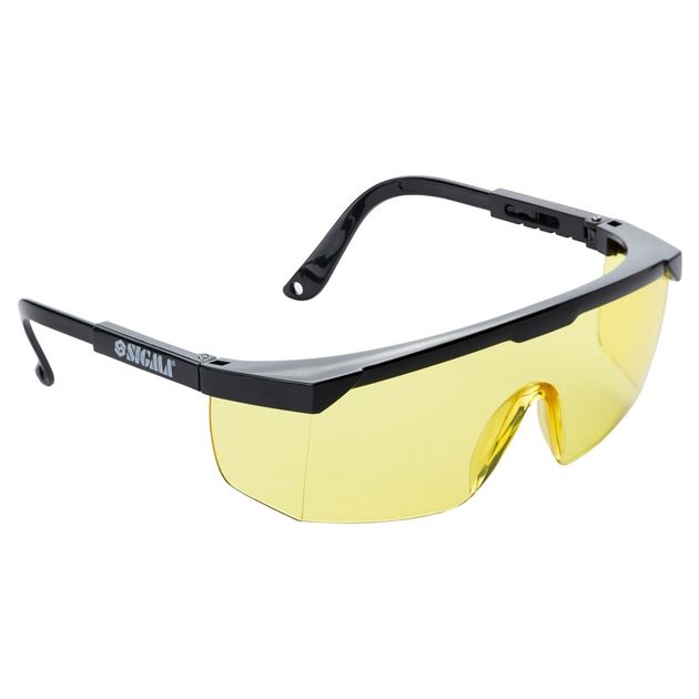 Очки защитные SIGMA Fitter янтарные (9410251), фото , изображение 2 | SNABZHENIE.com.ua