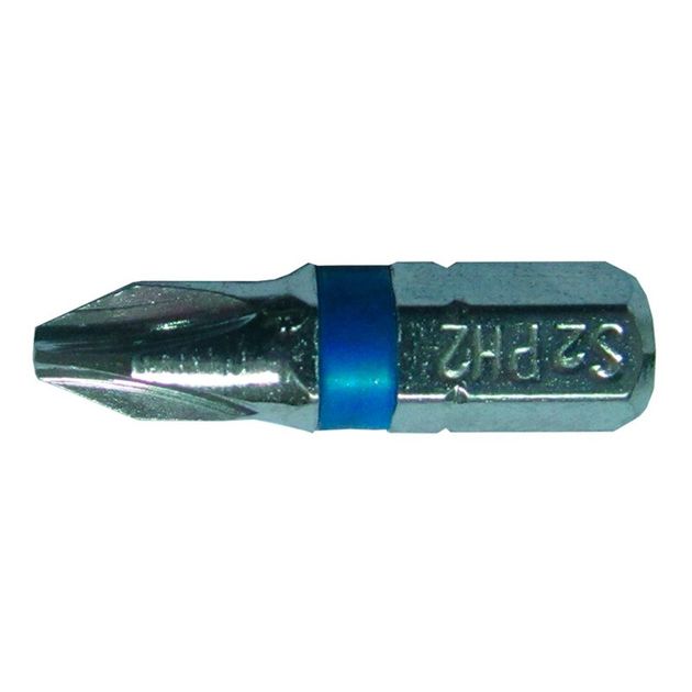 Набір біт PН2 25мм 1/4 10шт S2 Chrome SIGMA, фото  | SNABZHENIE.com.ua