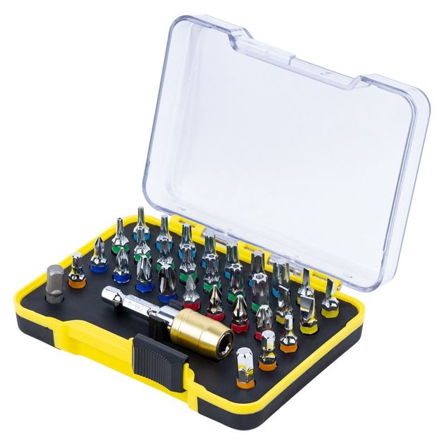 Набор бит 32шт S2 Chrome с адаптером в кейсе SIGMA, фото , изображение 2 | SNABZHENIE.com.ua Набор бит 32шт S2 Chrome с адаптером в кейсе SIGMA, фото , изображение 2 | SNABZHENIE.com.ua