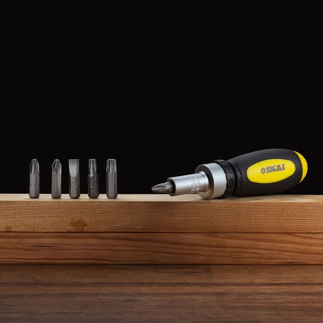 Отвертка с реверсом и насадками 36шт CrV в кейсе SIGMA, фото , изображение 6 | SNABZHENIE.com.ua Отвертка с реверсом и насадками 36шт CrV в кейсе SIGMA, фото , изображение 6 | SNABZHENIE.com.ua