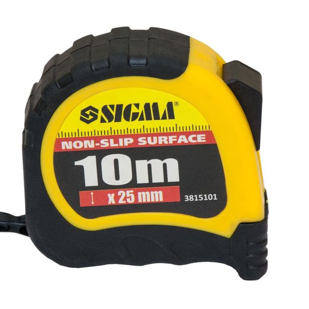 Рулетка SIGMA shiftlock 10м*25мм (3815101), фото , изображение 2 | SNABZHENIE.com.ua Рулетка SIGMA shiftlock 10м*25мм (3815101), фото , изображение 2 | SNABZHENIE.com.ua