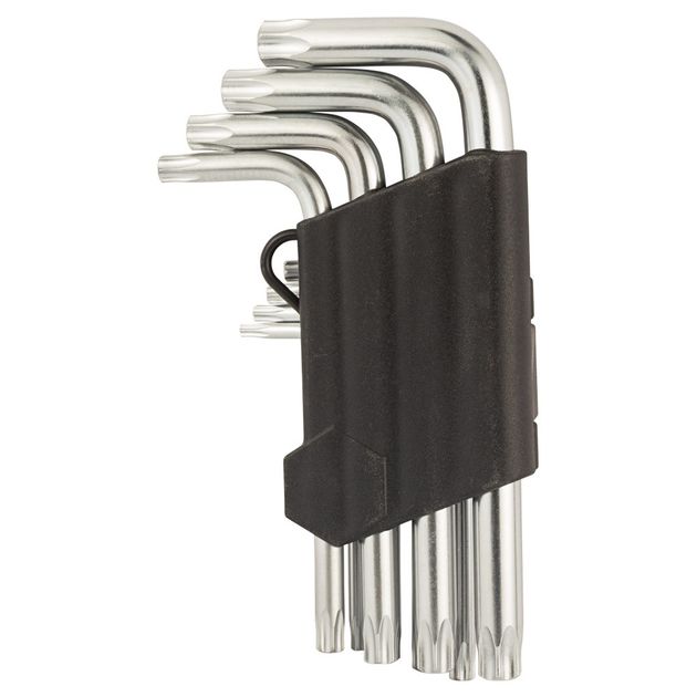 Ключи TORX 9шт T10-T50 мм CrV (короткие с отверстием) SIGMA (4022211), фото , зображення 3 | SNABZHENIE.com.ua Ключи TORX 9шт T10-T50 мм CrV (короткие с отверстием) SIGMA (4022211), фото , зображення 3 | SNABZHENIE.com.ua