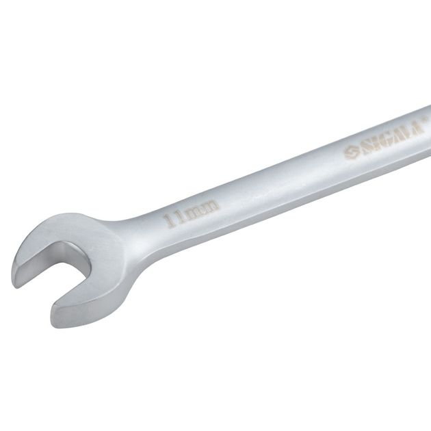 Ключ рожково-накидной трещоточный 11мм CrV SATINE SIGMA, фото , изображение 4 | SNABZHENIE.com.ua Ключ рожково-накидной трещоточный 11мм CrV SATINE SIGMA, фото , изображение 4 | SNABZHENIE.com.ua