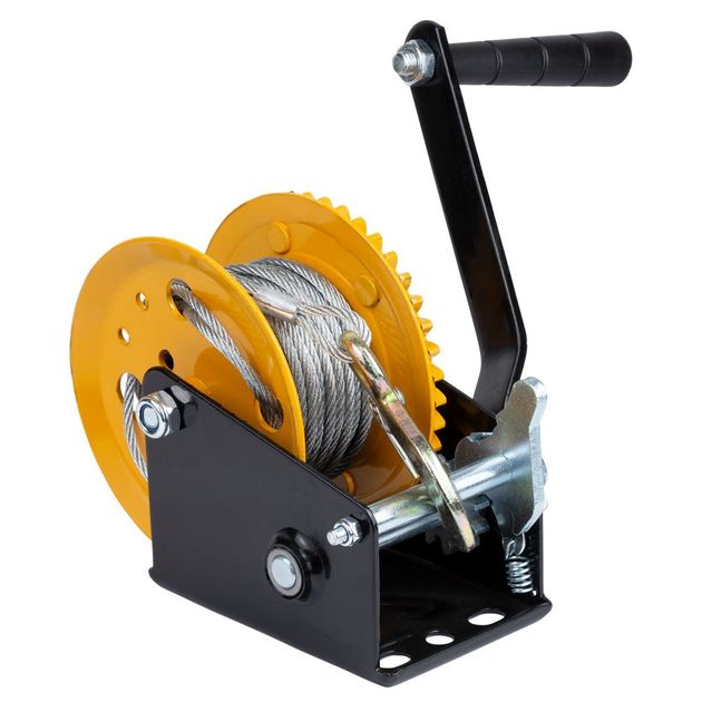 Лебедка ручная барабанная с тросом 10м×5мм, 550кг SIGMA, фото , изображение 5 | SNABZHENIE.com.ua