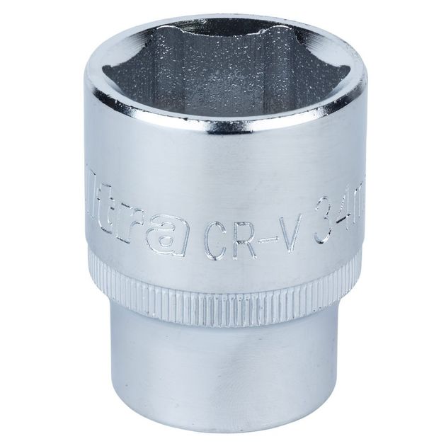 Насадка CrV ULTRA шестигранная 3/4" 34мм (6075342), фото , изображение 2 | SNABZHENIE.com.ua Насадка CrV ULTRA шестигранная 3/4" 34мм (6075342), фото , изображение 2 | SNABZHENIE.com.ua