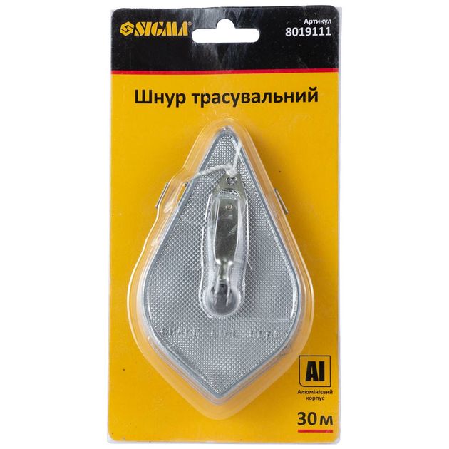 Шнур трасувальний 30м SIGMA (8019111), фото , зображення 5 | SNABZHENIE.com.ua Шнур трасувальний 30м SIGMA (8019111), фото , зображення 5 | SNABZHENIE.com.ua
