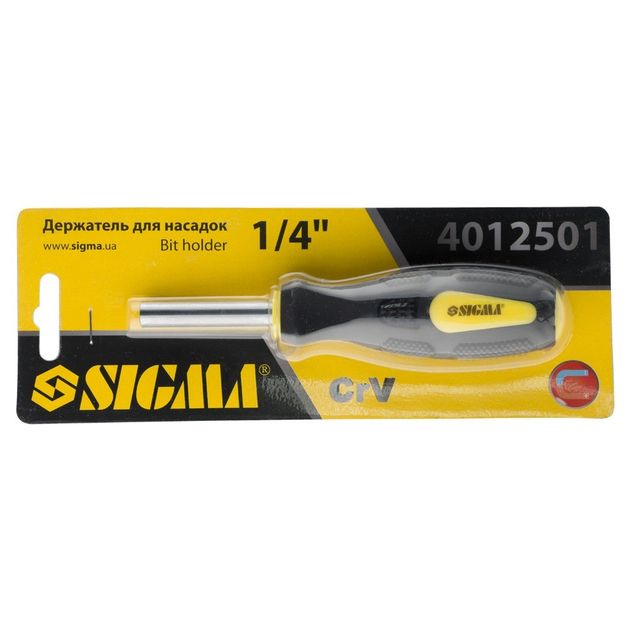 Адаптер магнітний для біт з рукояткою SIGMA (4012501), фото , зображення 4 | SNABZHENIE.com.ua Адаптер магнітний для біт з рукояткою SIGMA (4012501), фото , зображення 4 | SNABZHENIE.com.ua