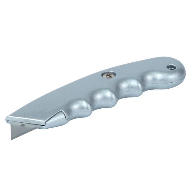 Ніж будівельний (металевий корпус) лезо трапеція автоматичний замок SIGMA (8212031), фото , зображення 2 | SNABZHENIE.com.ua Ніж будівельний (металевий корпус) лезо трапеція автоматичний замок SIGMA (8212031), фото , зображення 2 | SNABZHENIE.com.ua