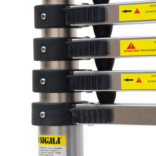 Лестниця телескопічна 8 ступенів 2.6м SIGMA (5033324), фото , зображення 7 | SNABZHENIE.com.ua Лестниця телескопічна 8 ступенів 2.6м SIGMA (5033324), фото , зображення 7 | SNABZHENIE.com.ua