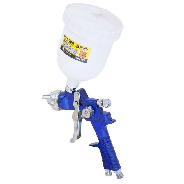 Краскораспылитель HVLP 1.4, с в/б, синий, SIGMA (6812011), фото , изображение 3 | SNABZHENIE.com.ua