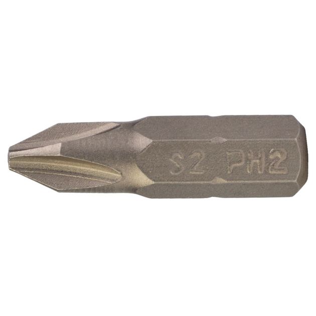 Набор бит PH2 50мм 1/4" 10шт S2 в пластиковом кейсе ULTRA, фото  | SNABZHENIE.com.ua