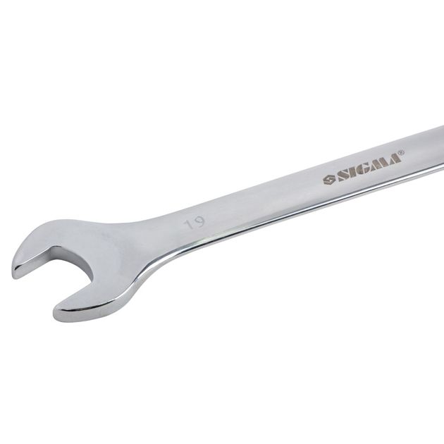 Ключи рожково-накидные 8 шт 6-19 мм CrV полированные SIGMA, фото , изображение 3 | SNABZHENIE.com.ua Ключи рожково-накидные 8 шт 6-19 мм CrV полированные SIGMA, фото , изображение 3 | SNABZHENIE.com.ua