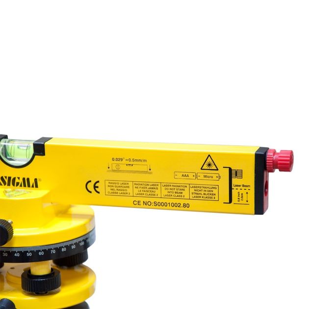 Уровень лазерний 40 см (кейс + тренога) SIGMA (3727021), фото , зображення 6 | SNABZHENIE.com.ua Уровень лазерний 40 см (кейс + тренога) SIGMA (3727021), фото , зображення 6 | SNABZHENIE.com.ua