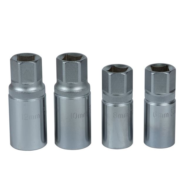 Насадки для снятия штифтов 6-12мм, 4 шт, CrV ULTRA, фото , изображение 4 | SNABZHENIE.com.ua