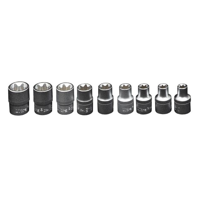 Набор насадок Star 1/2" 9шт CrV ULTRA (6086022), фото , изображение 6 | SNABZHENIE.com.ua Набор насадок Star 1/2" 9шт CrV ULTRA (6086022), фото , изображение 6 | SNABZHENIE.com.ua