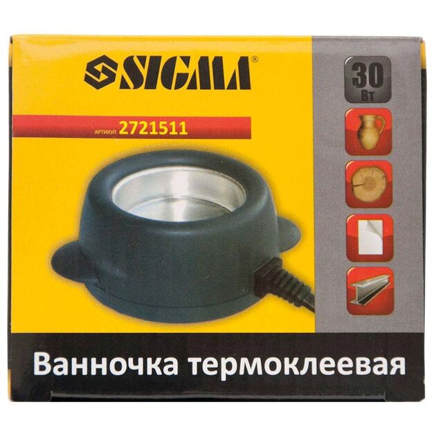 Термоклеевая ванночка SIGMA 30Вт (2721511), фото , изображение 2 | SNABZHENIE.com.ua Термоклеевая ванночка SIGMA 30Вт (2721511), фото , изображение 2 | SNABZHENIE.com.ua