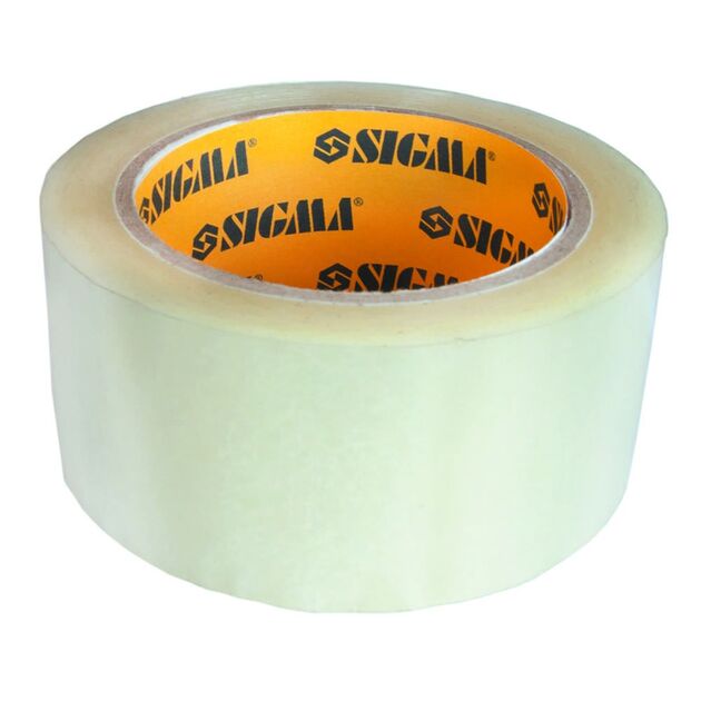 Упаковочный скотч прозрачный 45мм*100м SIGMA (8401231), фото  | SNABZHENIE.com.ua