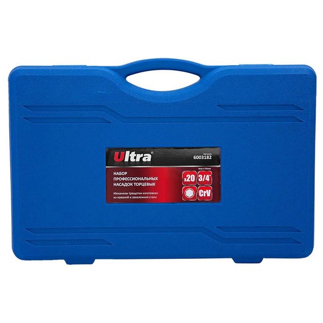 Набор торцевых насадок 3/4", 20 шт, CrV Taiwan ULTRA, фото , изображение 6 | SNABZHENIE.com.ua Набор торцевых насадок 3/4", 20 шт, CrV Taiwan ULTRA, фото , изображение 6 | SNABZHENIE.com.ua