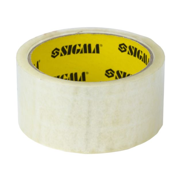 Упаковочный скотч прозрачный 45мм*50м SIGMA (8401221), фото  | SNABZHENIE.com.ua