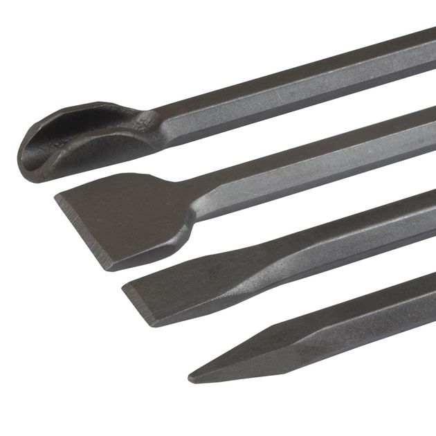 Набор зубил 4 шт SDS-plus 250 мм в тубусе SIGMA (1800101), фото , изображение 2 | SNABZHENIE.com.ua Набор зубил 4 шт SDS-plus 250 мм в тубусе SIGMA (1800101), фото , изображение 2 | SNABZHENIE.com.ua