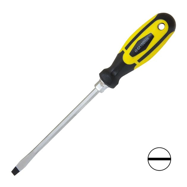 Отвертка шлицевая SL6×150мм под ключ CrV SIGMA (4007121), фото , изображение 2 | SNABZHENIE.com.ua Отвертка шлицевая SL6×150мм под ключ CrV SIGMA (4007121), фото , изображение 2 | SNABZHENIE.com.ua