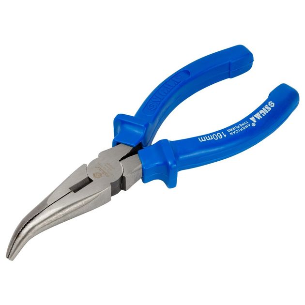 Довгогубці вигнуті 160мм сині SIGMA (4356161), фото , зображення 6 | SNABZHENIE.com.ua Довгогубці вигнуті 160мм сині SIGMA (4356161), фото , зображення 6 | SNABZHENIE.com.ua