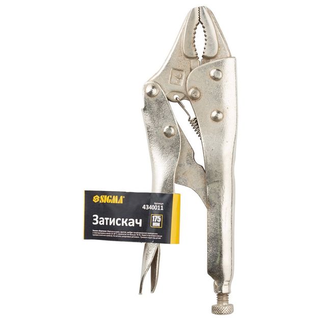 Зажим для сварки 175 мм SIGMA (4340011), фото , зображення 2 | SNABZHENIE.com.ua